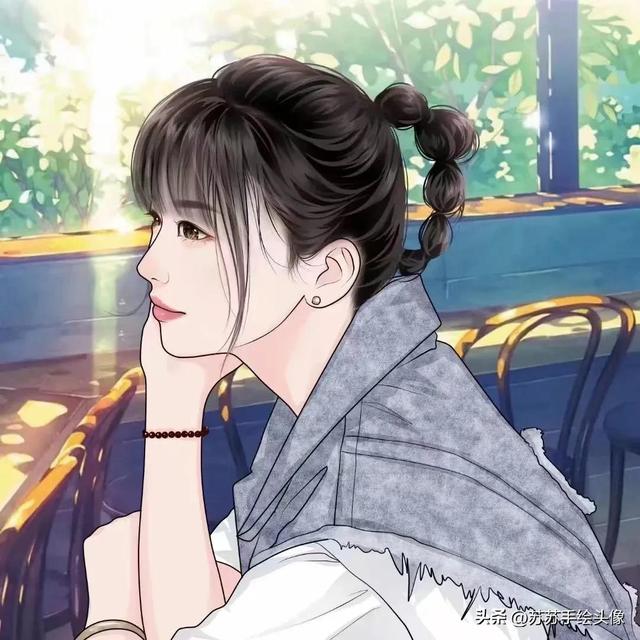 超仙气的卡通小姐姐，微信头像，超仙气的卡通小姐姐（优雅大方好看的女生动漫头像）