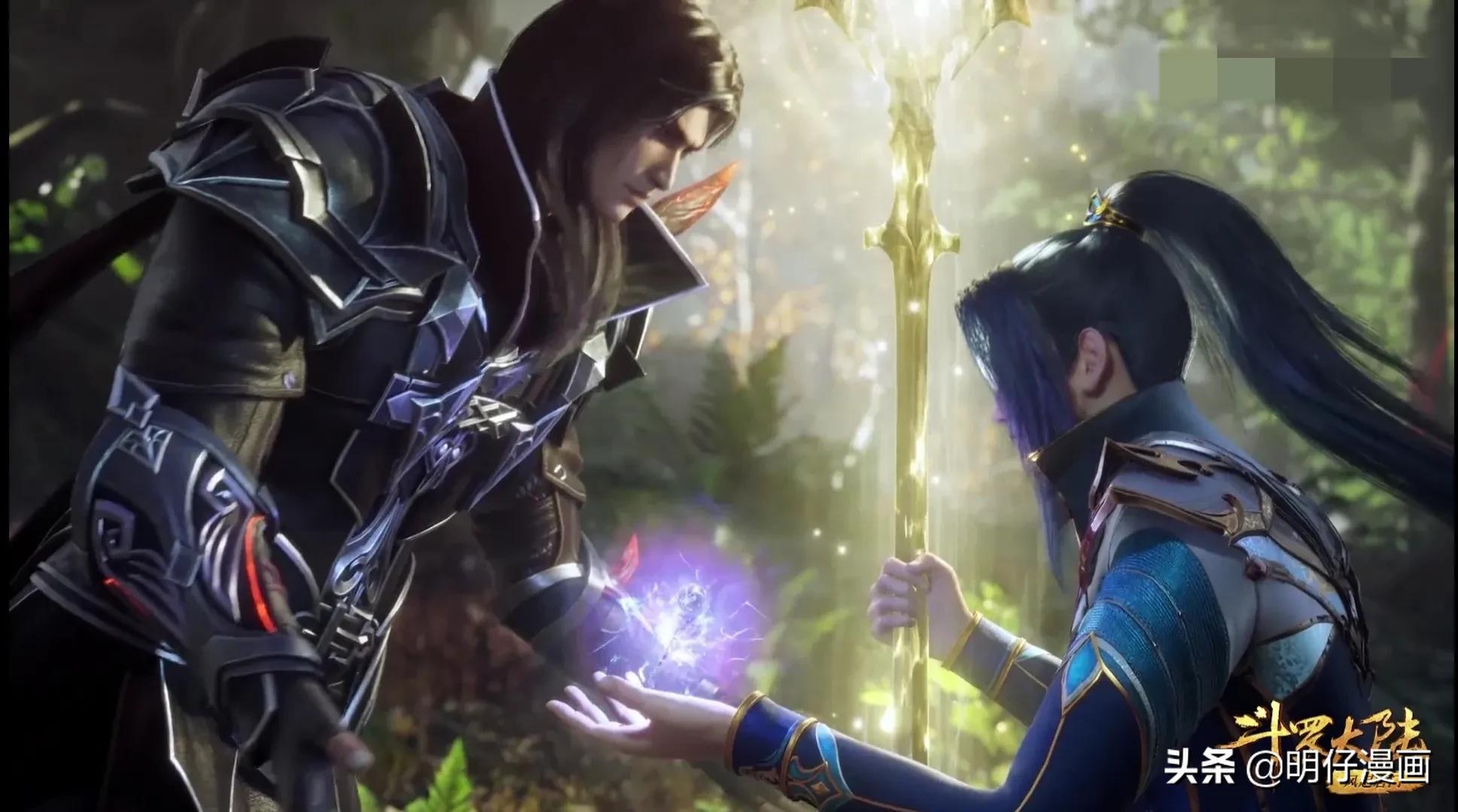 唐三唤醒曾祖唐晨