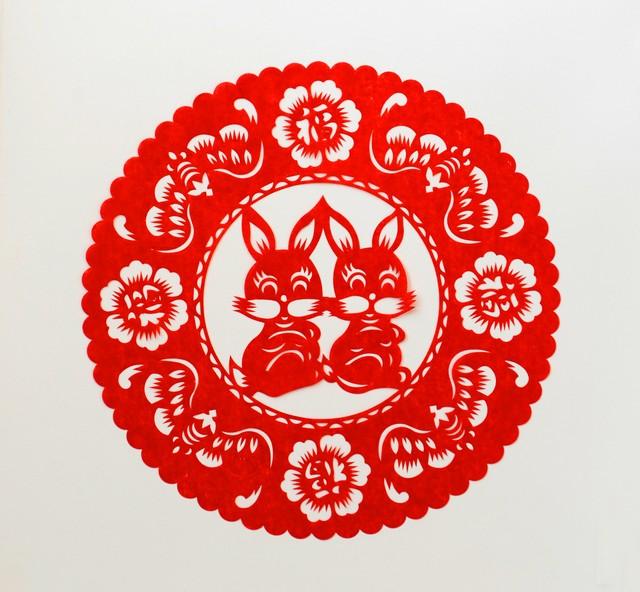 儿童剪纸小兔子，儿童手工剪纸作品小兔子（2023，兔兔的可爱剪纸来了）