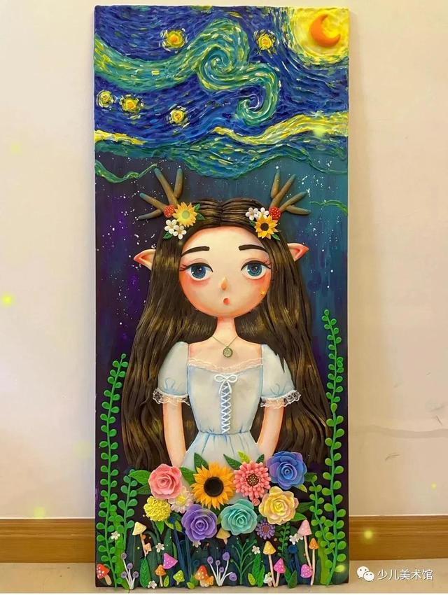 儿童diy手工画6-8岁，让孩子爱上黏土手工制作教程