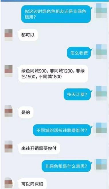 带回家做的兼职（日租女友1000元一天）