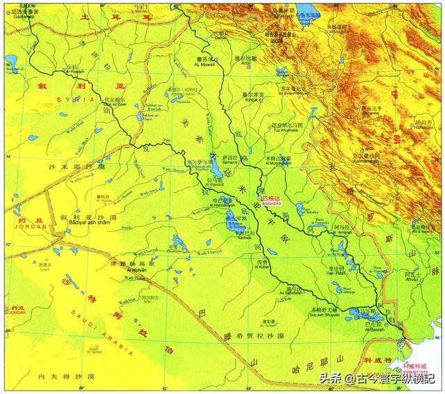 亚洲属于哪个国家，黎巴嫩是哪个国家（亚洲各国地形图）