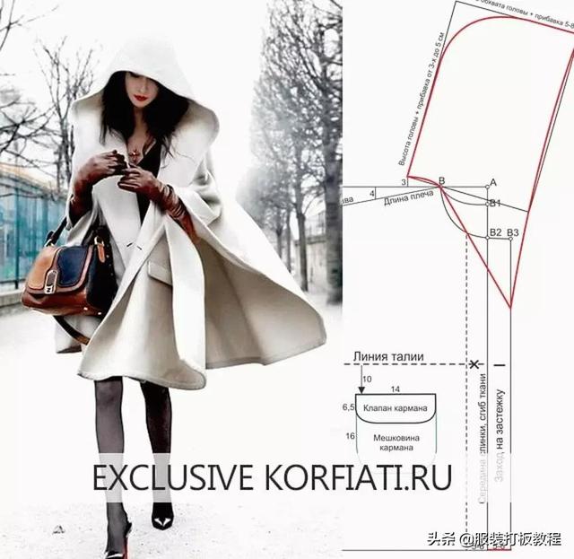 手工纸衣服怎么剪，手工纸衣服怎么剪纸（4款翻领双面羊绒外套纸样分享才智服装技术）