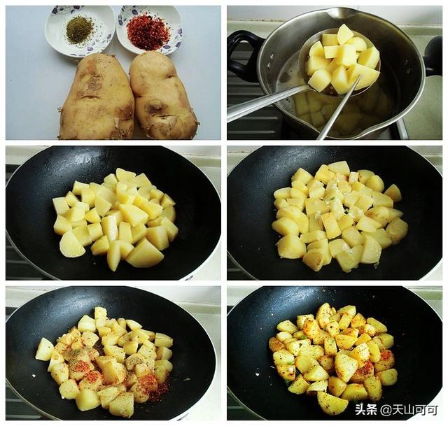 土豆的n种吃法绝了太好吃了，教你土豆十种简单花样吃法