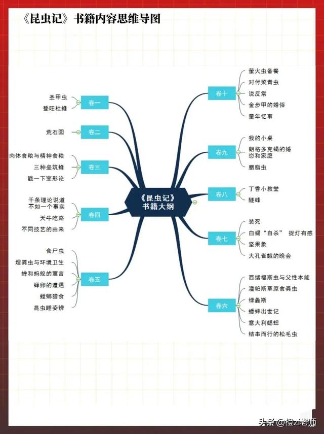昆虫记知识点梳理，昆虫记知识点考点归纳可打印（名著阅读丨《昆虫记》知识点汇总）