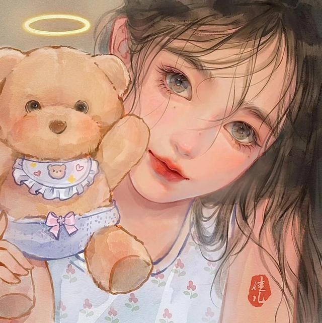 二次元闺蜜头像，甜到爆二次元闺蜜头像微信（一些超级好看的女生头像闺蜜头像）