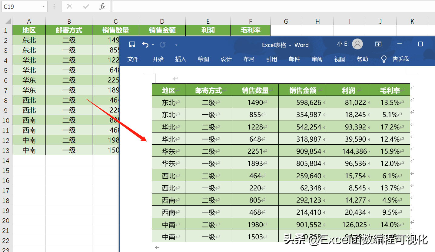 Excel表格怎么转换成Word表格（Excel转成Word详细步骤）