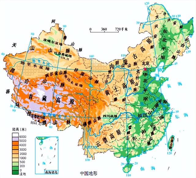 河北地图全图高清版大图，河北省卫星地图高清版大图最新版（漂亮简洁的中国各省区地形地势高清地图）