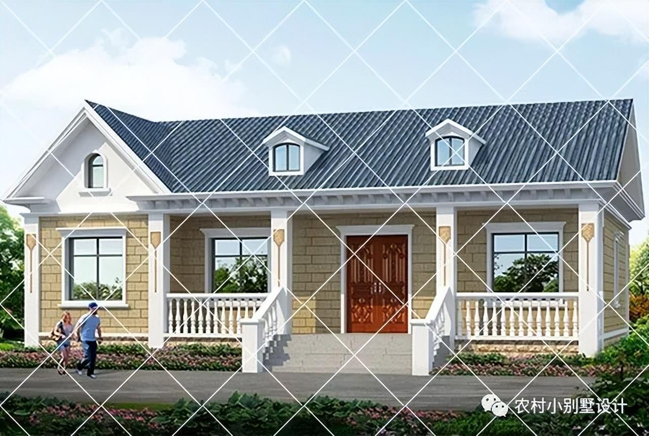 农村一层平房图片大全现代风格,25套一层现代小别墅设计图 - 玉三网