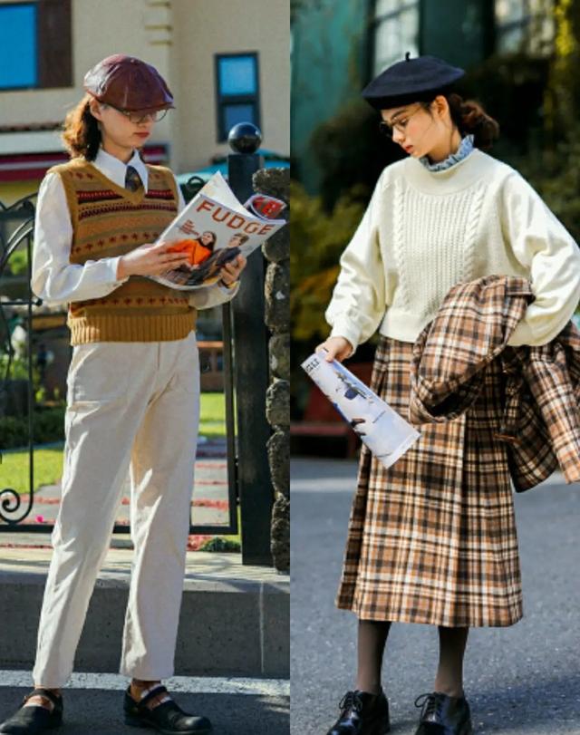 剑桥等知名学府中的学生惯常的装扮,其实英伦风格是一种流行元素与