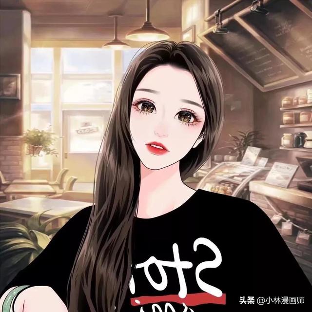 女生漫头，微信头像，女生漫头（女生手绘漫画微信头像）