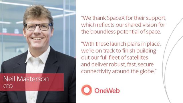 OneWeb选择SpaceX取代俄罗斯发射卫星，SpaceX火箭单次发射143颗卫星（暂停使用俄罗斯火箭后）