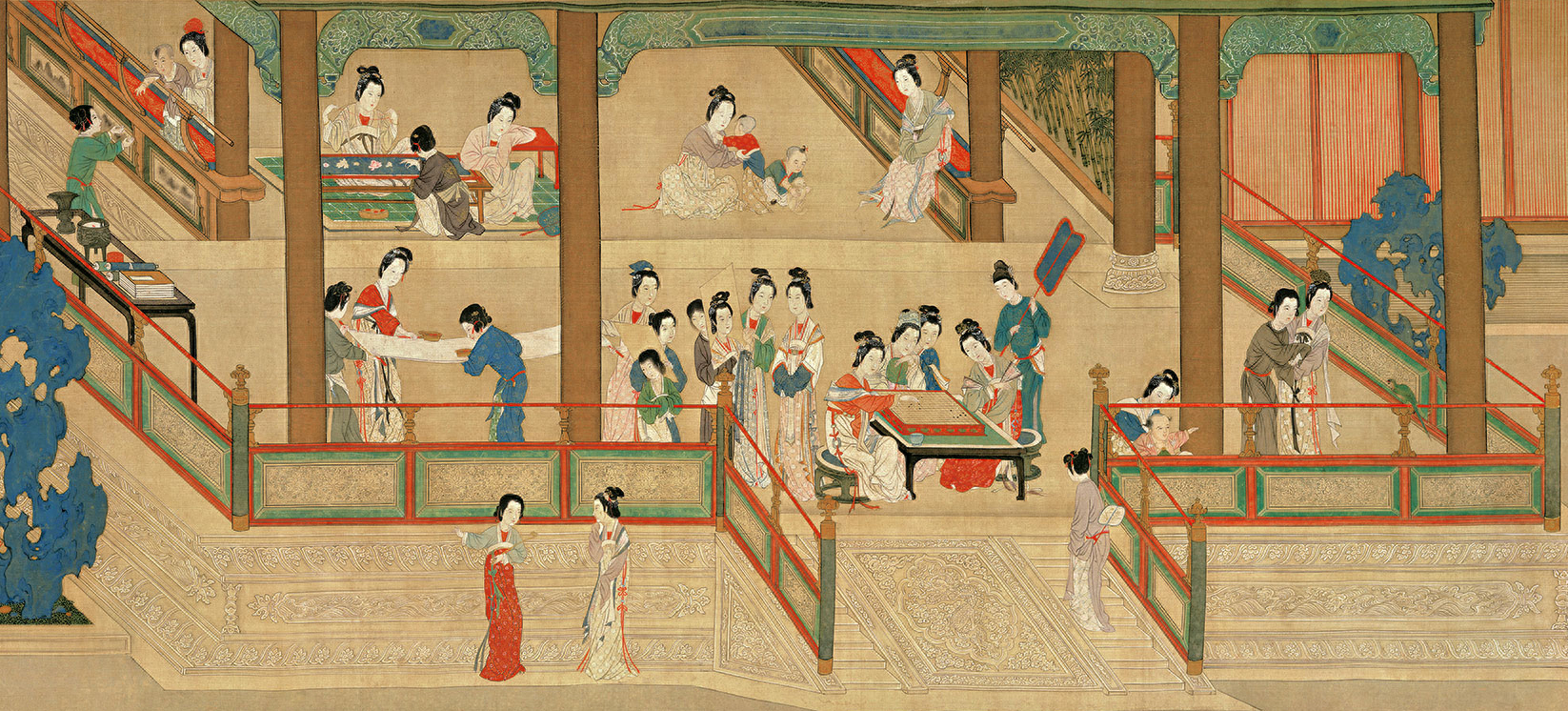 汉宫春晓图是哪个朝代的画？谁画的？（汉宫春晓图描绘了什么景象）