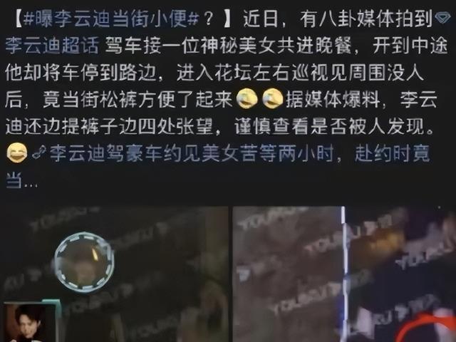 李云迪是什么人，李云迪是啥人（终因“管不住下半身”付出了代价）