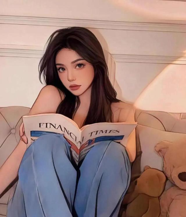 女孩漫画图片高冷步骤，女孩漫画图片 高冷（#高冷漫画头像）