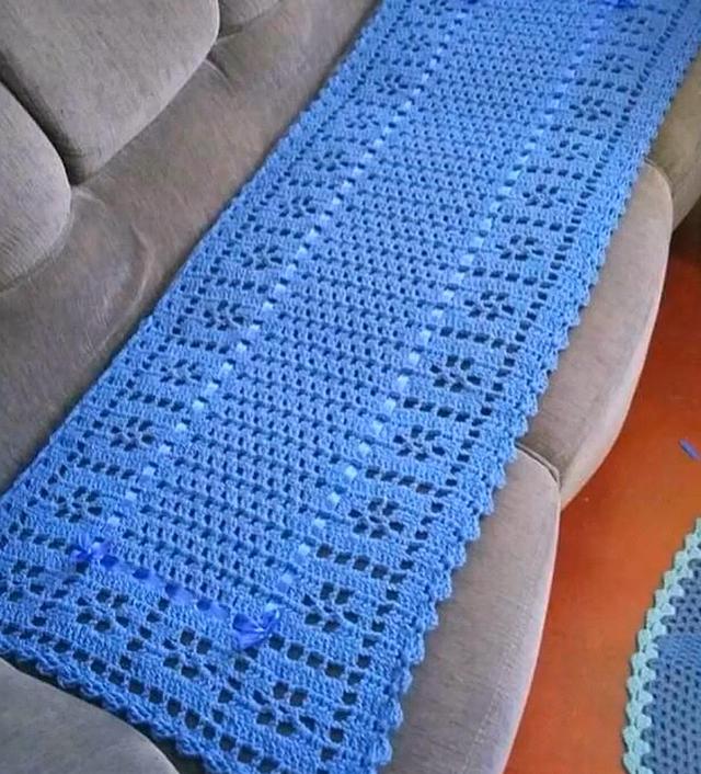 钩针编织沙发垫,毛线编织坐垫(就连家用的沙发垫都是自己钩的)