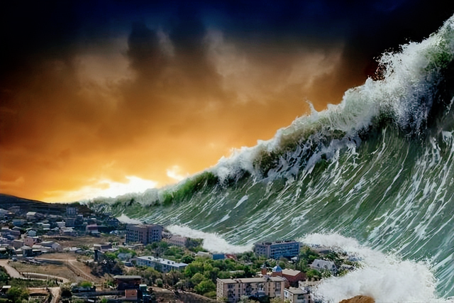 海啸是怎么样形成的,海啸怎么产生(假如50米高的巨浪来袭)