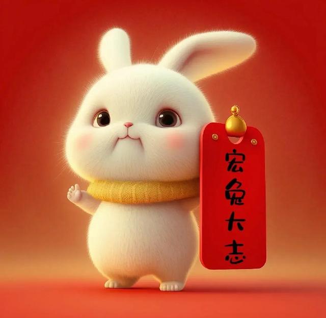 兔子壁纸可爱卡通，可爱卡通小兔子高清壁纸（可爱吉祥卡通兔年壁纸图片）