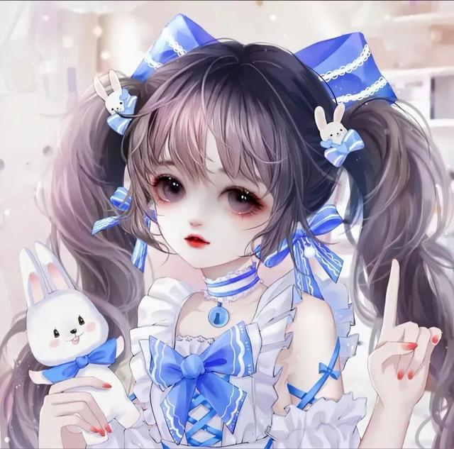 蓝紫色最准确图片，意境蓝色，紫色系头像微信（下次见面，就从一朵花开始吧）