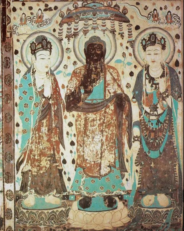 敦煌壁画图片大全，敦煌飞天壁画高清图（敦煌壁画对于中国画坛的影响）