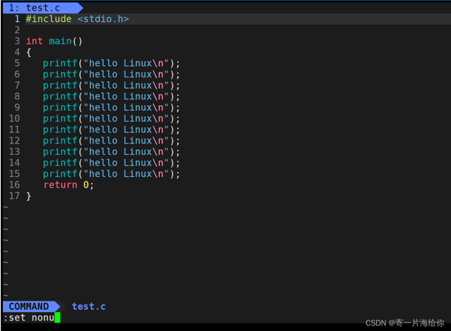 vim行号显示，vim显示行号（Linux下vim各模式的操作你了解吗）