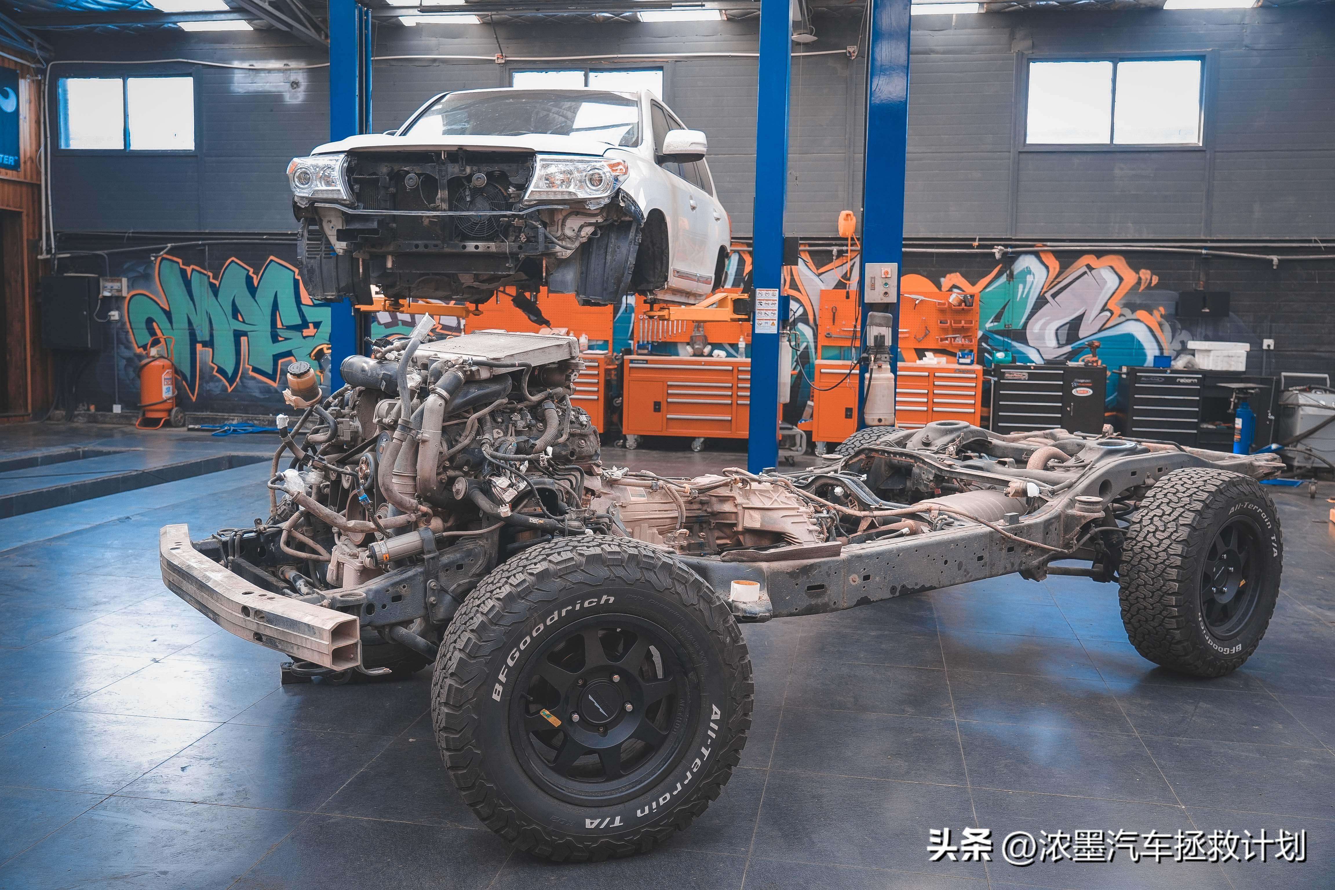 丰田兰德酷路泽lc150和lc200有什么区别(复活一台底盘溃烂的陆巡lc200