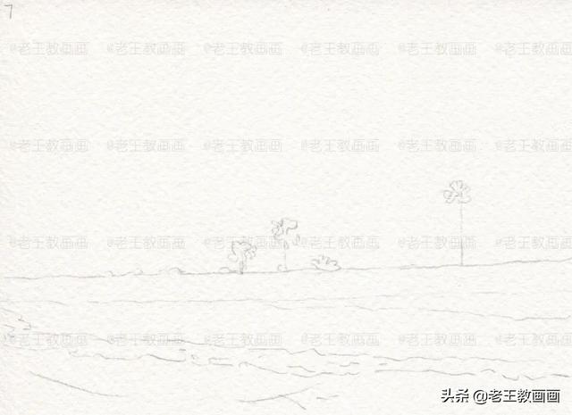 如何简单的画出海边的效果图，如何画一张海边的风景图（听说你想画彩铅风景画）