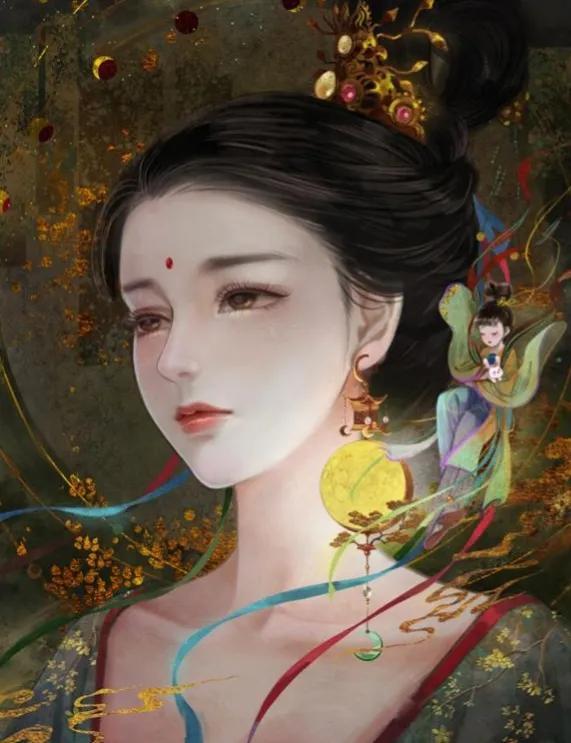 如何画古风美女，怎样绘画古代美女（看一眼就想收藏的古风手绘）