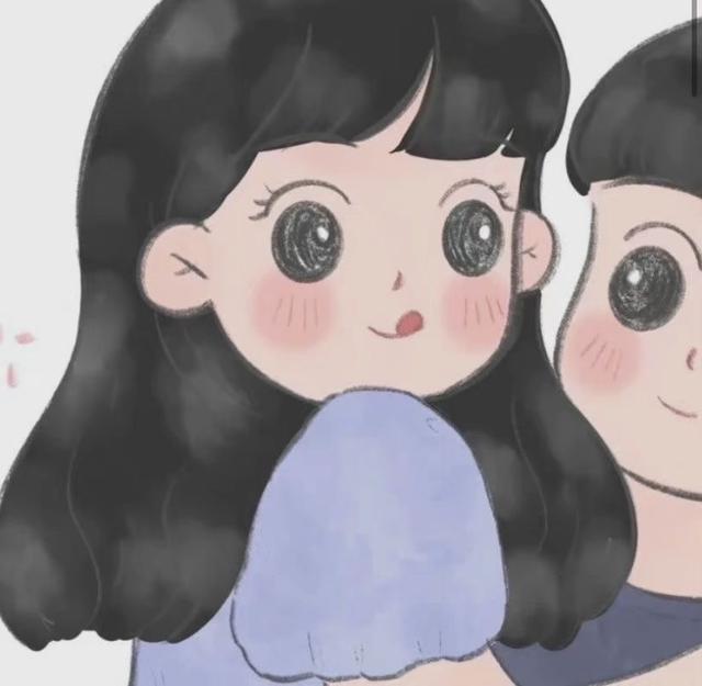 情头漫画 情侣，情侣头像丨一对两张漫画情头微信（插画风漫画风情侣头像）