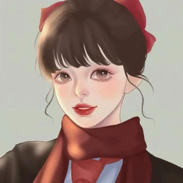 超适合跨年用的红色系头像微信，超适合跨年用的红色系头像（跨年红色系女生头像，白泽）