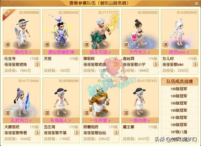 梦幻西游最新服战表，3000万战神雪山冲冠