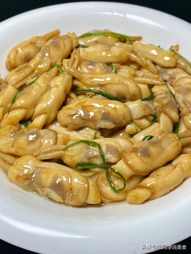 葱油蛏子最正宗的做法，破防了家人们