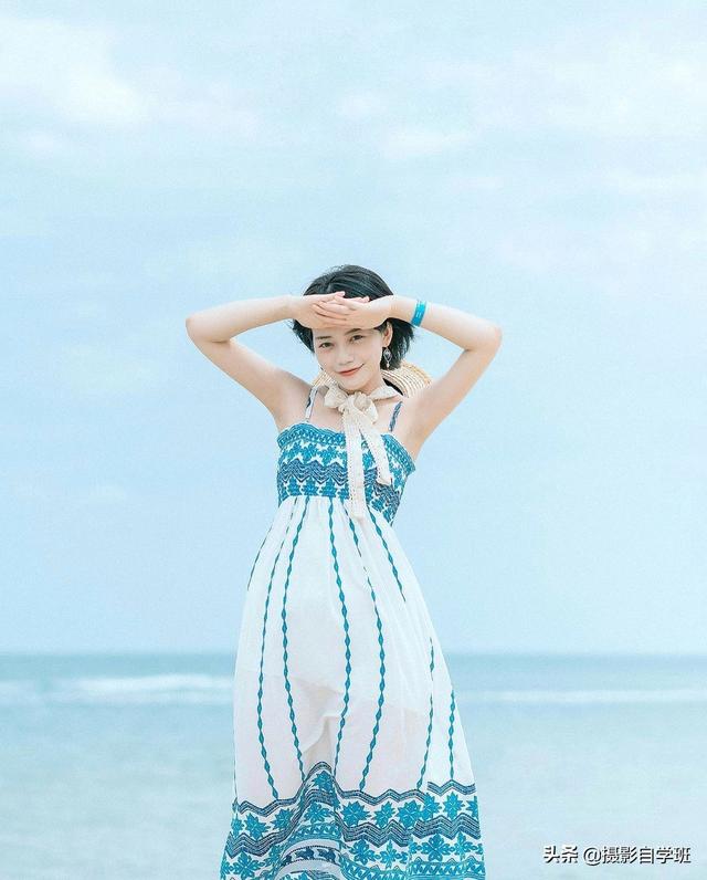 去海边如何拍照好看，去海边如何拍照好看一点（夏天海边拍照片）