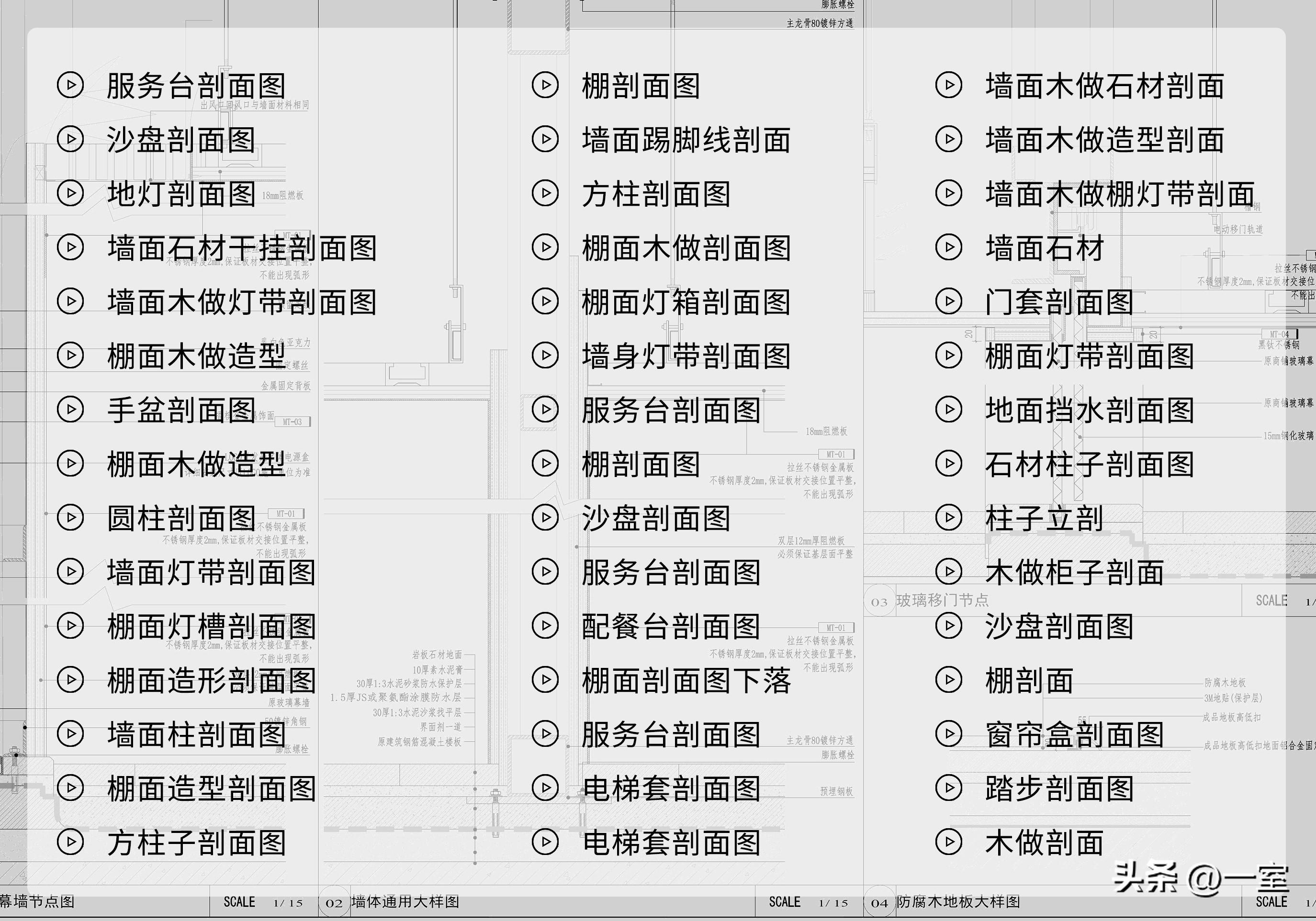 节点图怎么看(大样图是从哪个方向看的)插图(23)