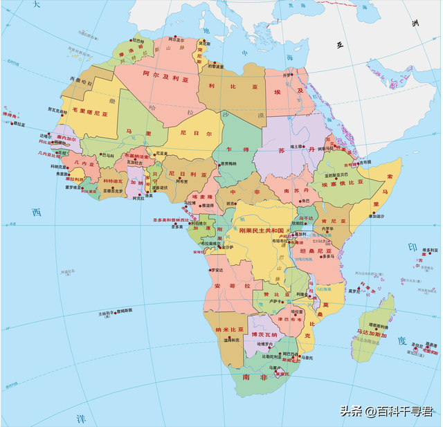 印度是非洲的吗，印度是非洲吗（8张地图对比印度各邦和非洲各国）