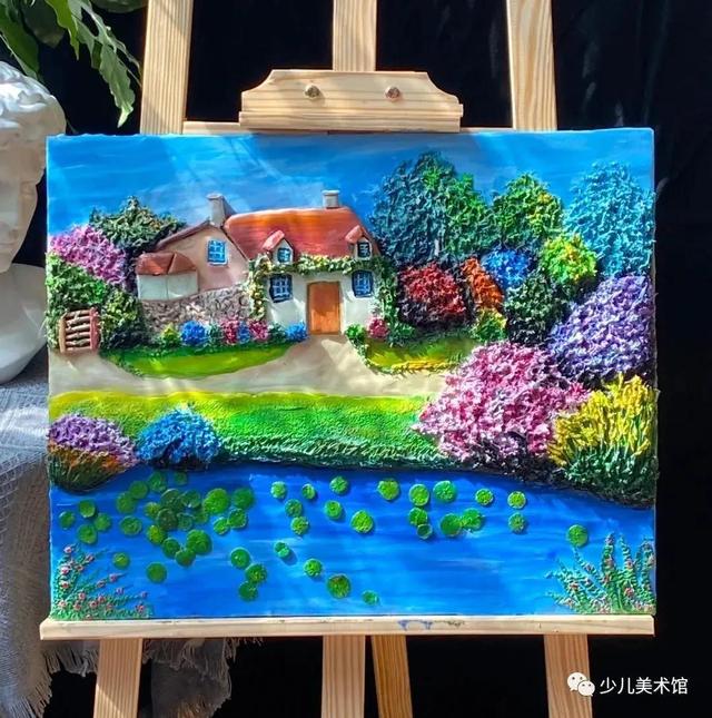 儿童diy手工画6-8岁，让孩子爱上黏土手工制作教程