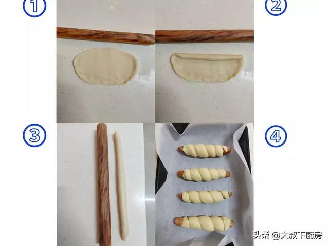 教你怎么做各种花样面包，面包做花样怎么做（大叔教你热狗花式面包）