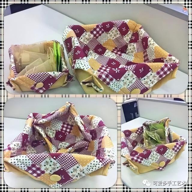 废旧物品手工制作，废旧物品手工制作（却成了多格的收纳袋和神器）