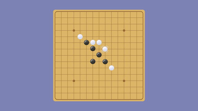 五子棋先手必胜，五子棋快速必胜下法之一（五子棋先手必胜下法01）