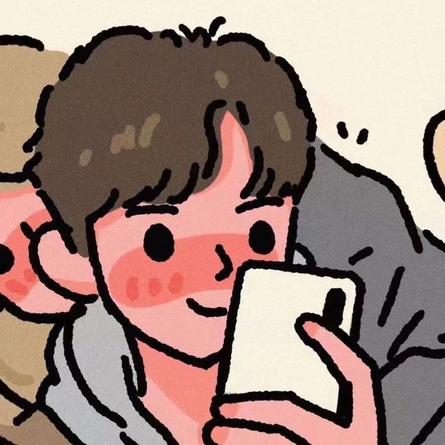 情头漫画 情侣，情侣头像丨一对两张漫画情头微信（插画风漫画风情侣头像）