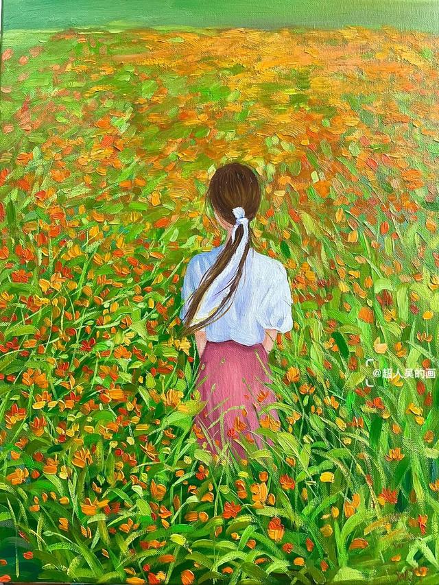 图画头像图片大全，经典绘画女生头像微信（温柔治愈女生插画头像）