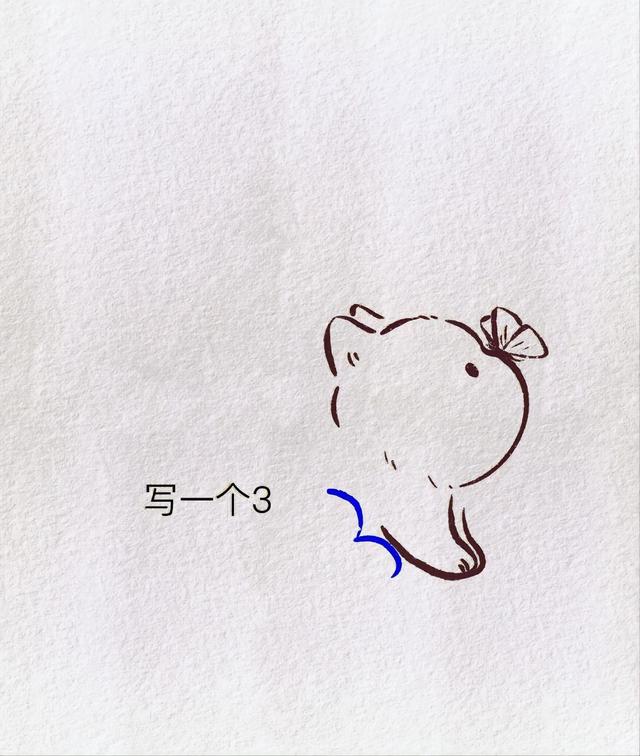 萌萌哒的小猫咪怎么画，萌萌哒小猫咪怎么画比较复杂点很大（用数字画出可爱的小猫）