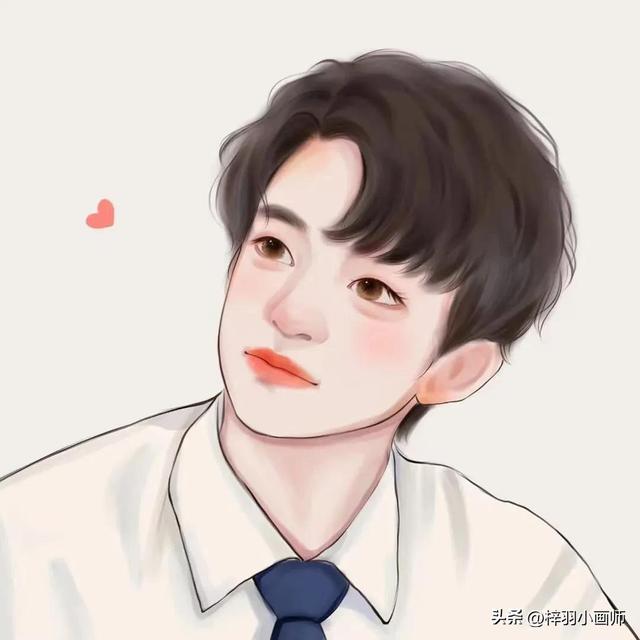 手绘系列情侣头像微信，手绘系列情侣头像（甜美清新情侣手绘头像）