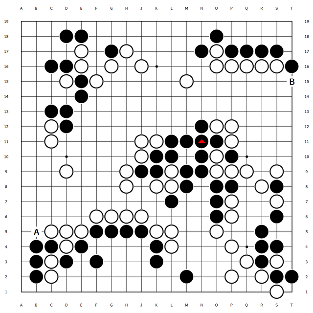 围棋三十六种杀法，围棋的基本杀法——安内攘外杀法（实战两个大官子价值计算）