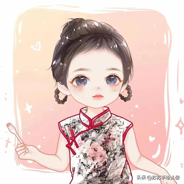 女生微信头像可爱卡通，适合女生的微信头像可爱萌卡通（可可爱爱的女生卡通头像）