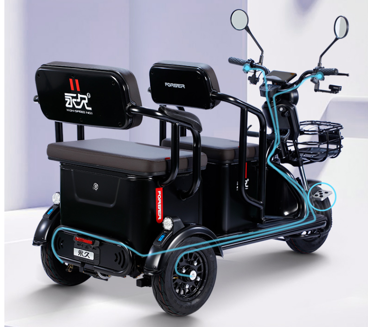 爬坡实力作为在老年人群中知名度较高的永久,推出的这款电动小三轮车