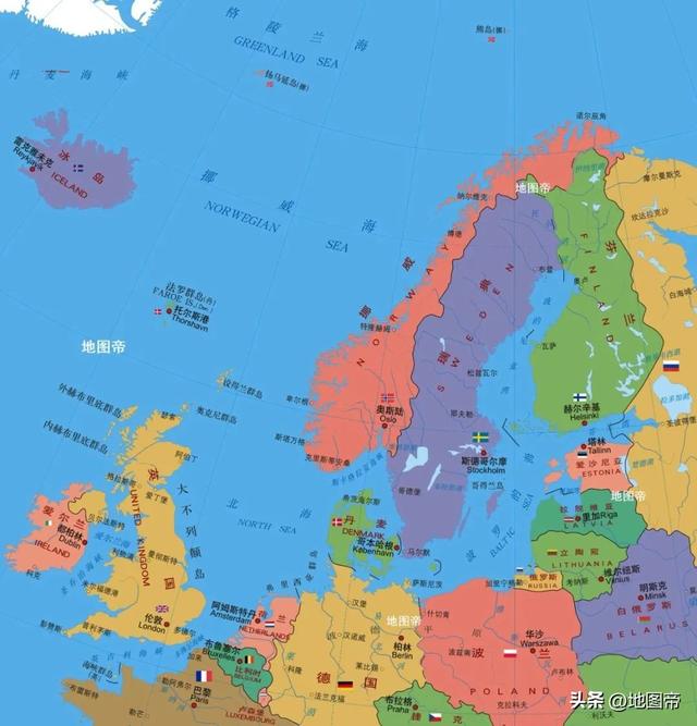 北欧四国冰岛，北欧海盗谁的足球水平高