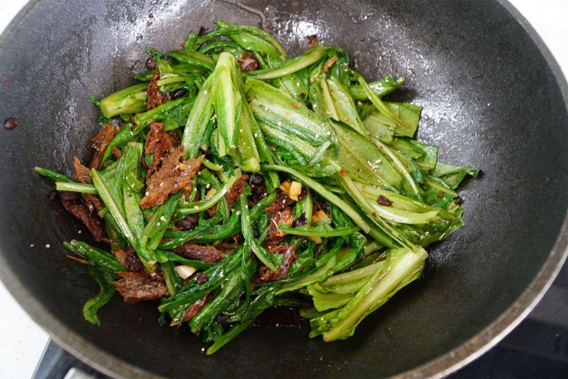 豆豉鯪魚油麥菜