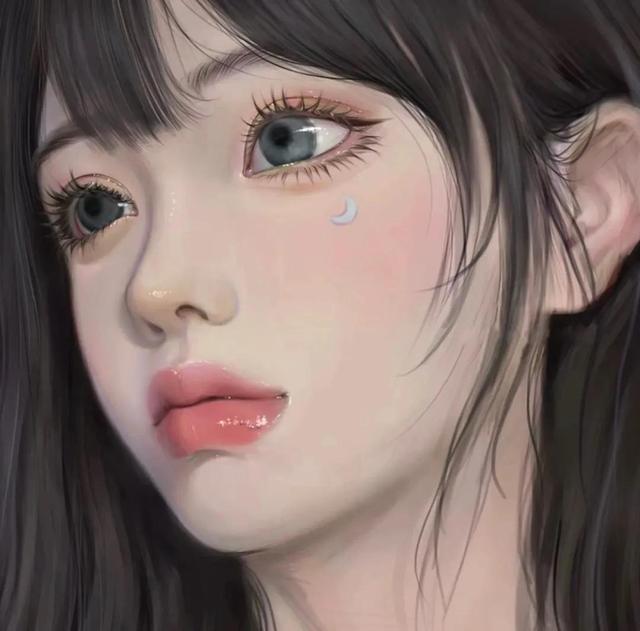 手绘卡通头像女，动漫女生手绘头像（个性女动漫手绘微信头像）