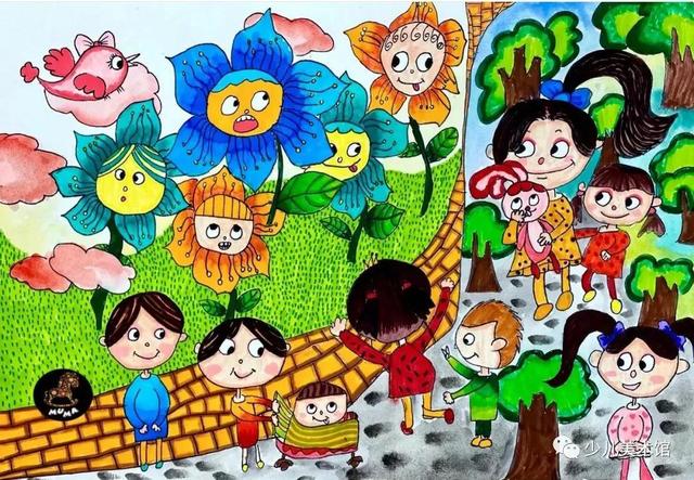 好看图.，好看图片头像女生（创作必备素材——61张主题儿童画）